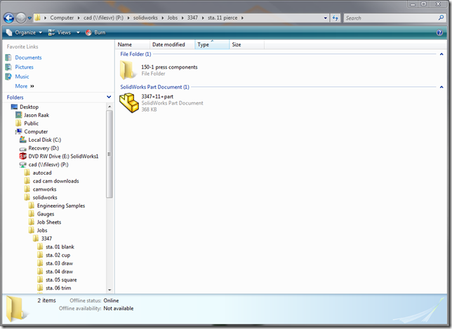 solidworks folder structure