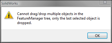 multiple drag error