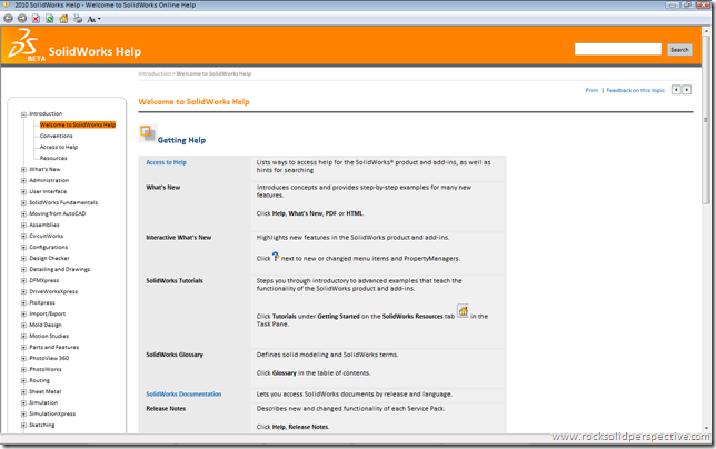 web help user interface