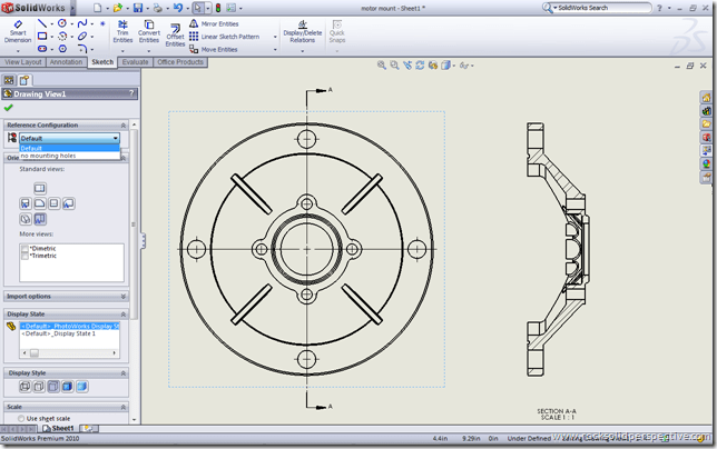 configuration selection