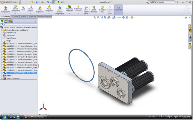 copy of part now in featuretree