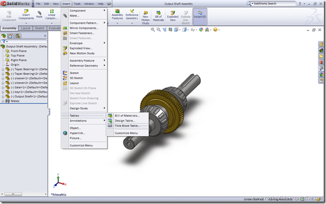 insert part_assembly table
