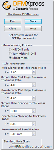 sheet metal rules