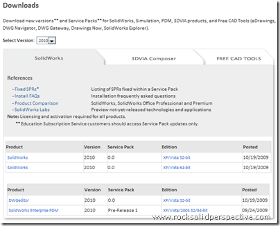 solidworks 2010 download screenshot
