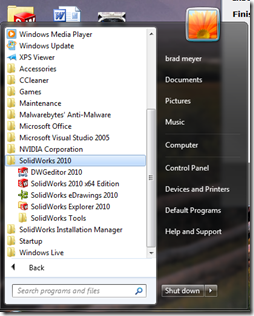 start menu_before