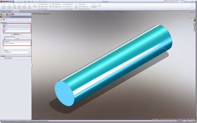 Mid Surface Tool